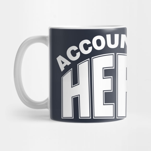 Accounting Hero White Text by Barthol Graphics